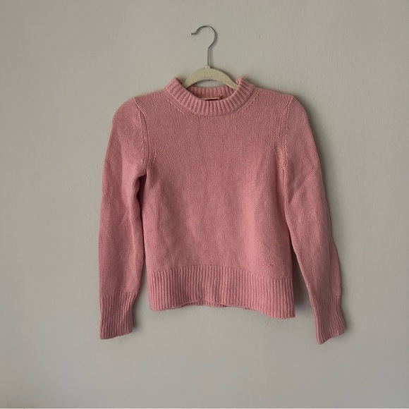 Tory Burch Pink Cashmere Crewneck Sweater size XXS - Picture 1 of 8